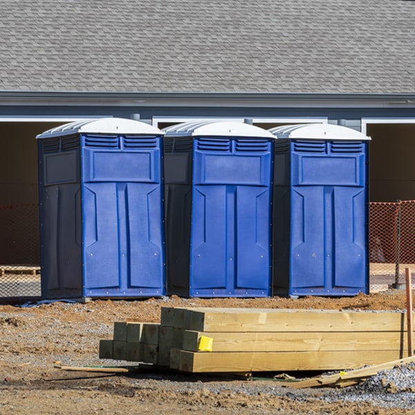 how can i report damages or issues with the porta potties during my rental period in Cleveland Pennsylvania